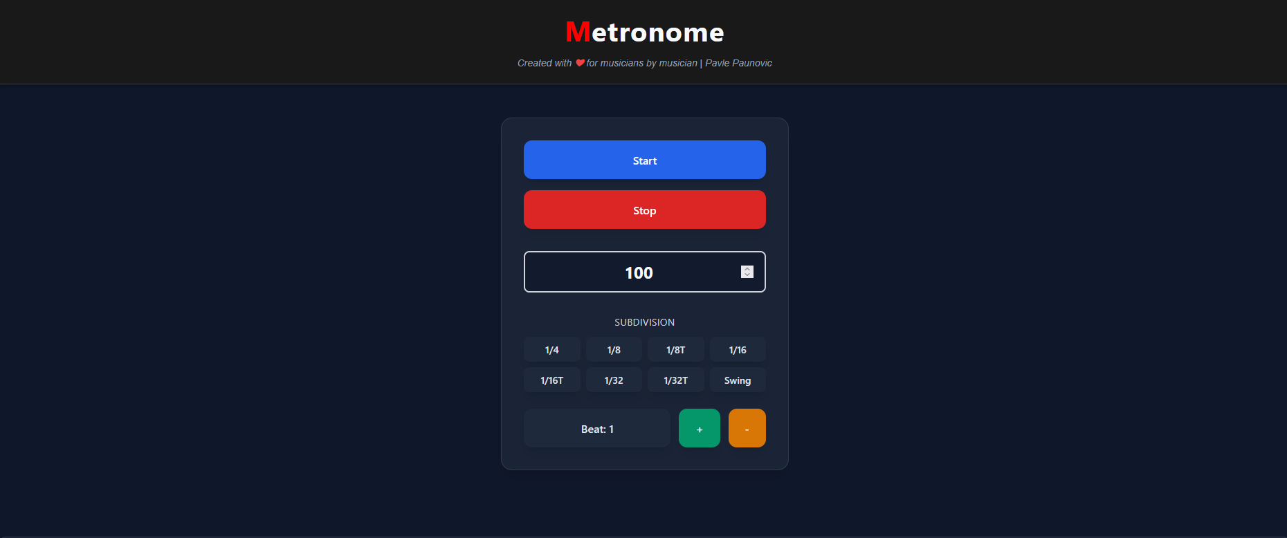 V-Music Metronome